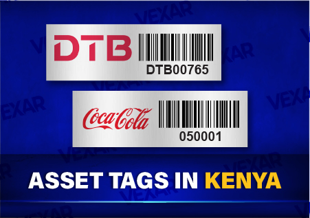 Aluminium Fixed Asset Tags in Kenya. Metal Asset Tags